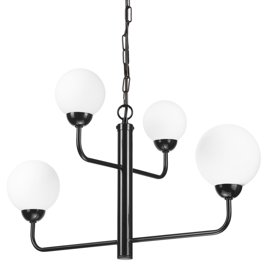 Luster na lancu OSCAR 4xG9/5W/230V crno