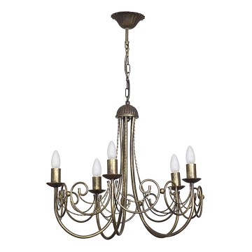 Luster na lancu PALACE 5xE14/60W/230V