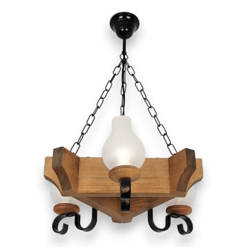 Luster na lancu QUEEN 3xE14/40W/230V bukva