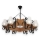 Luster na lancu QUEEN 8xE14/40W/230V bukva