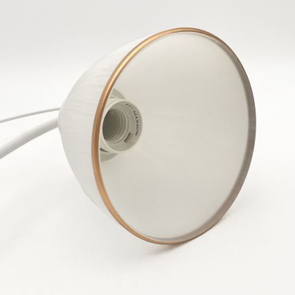 Luster na lancu RETRO 2xE27/60W/230V mat bela