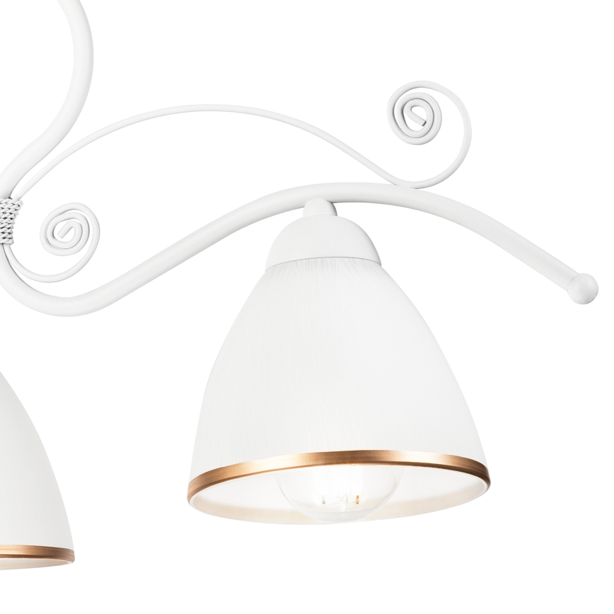 Luster na lancu RETRO II 3xE27/60W/230V bela