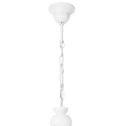 Luster na lancu RETRO II 3xE27/60W/230V bela