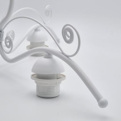 Luster na lancu RETRO II 3xE27/60W/230V bela