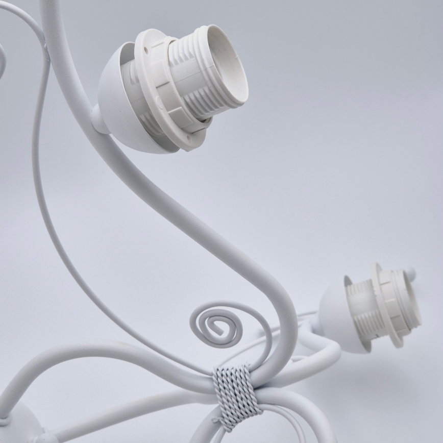 Luster na lancu RETRO II 3xE27/60W/230V bela