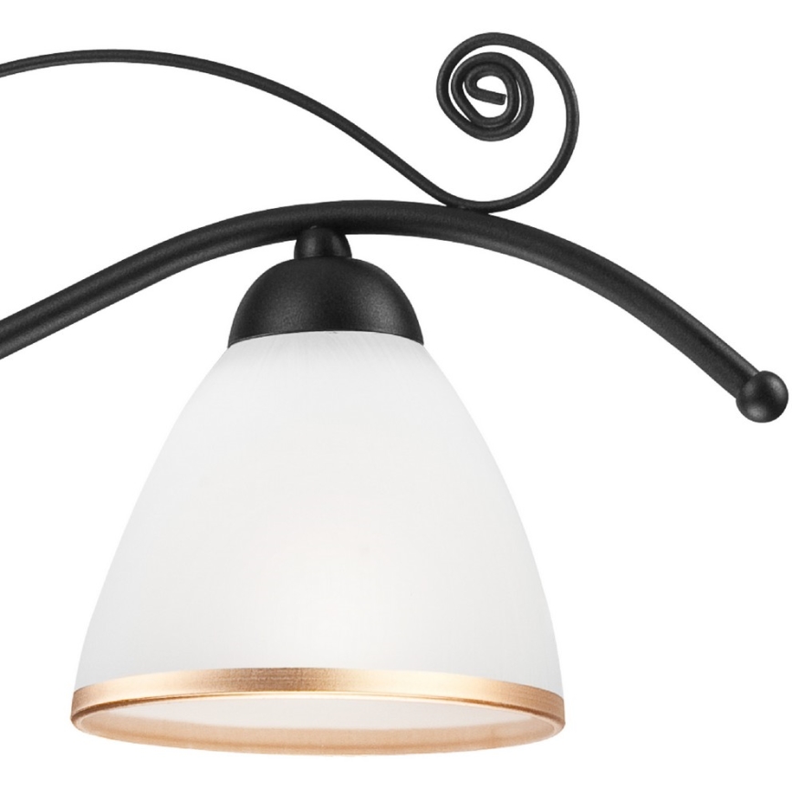 Luster na lancu RETRO II 3xE27/60W/230V crno
