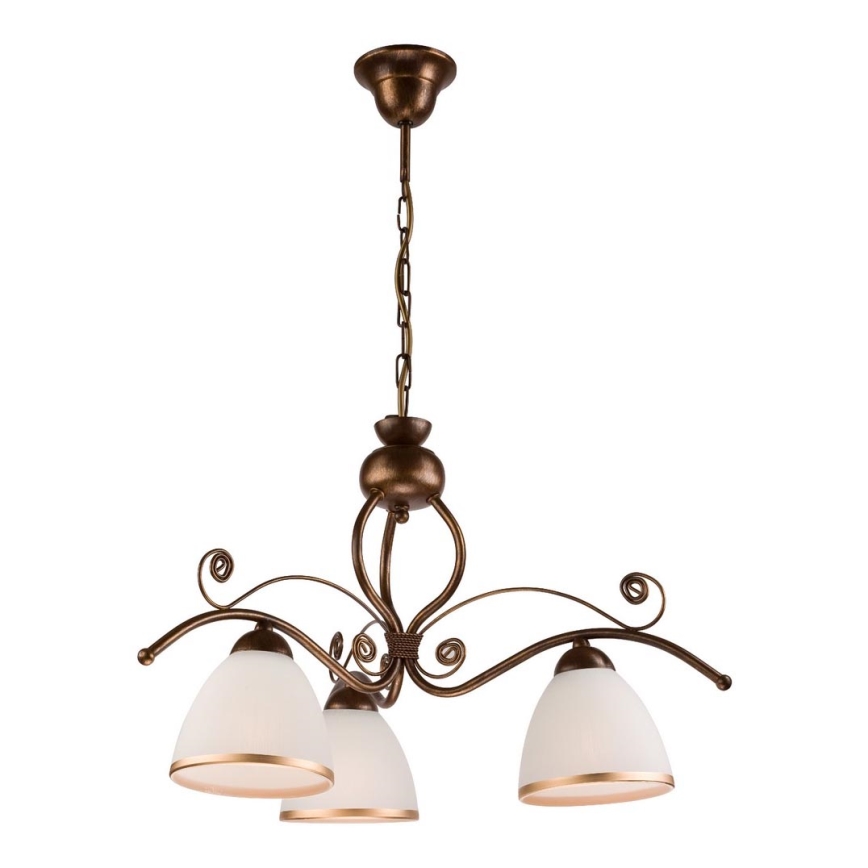 Luster na lancu RETRO II 3xE27/60W/230V