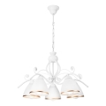 Luster na lancu RETRO II 5xE27/60W/230V bela