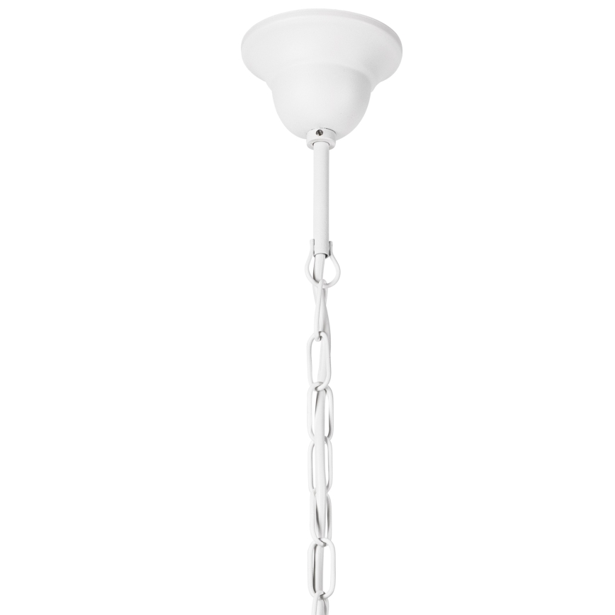 Luster na lancu RETRO II 5xE27/60W/230V bela