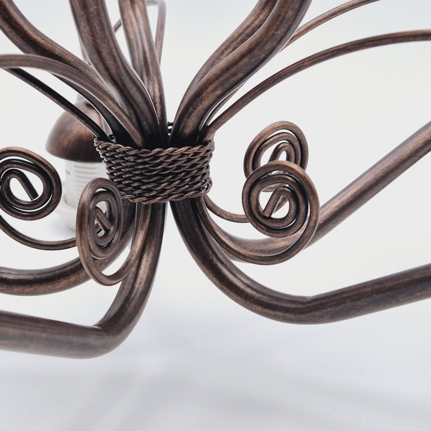 Luster na lancu RETRO II 5xE27/60W/230V bronz patina