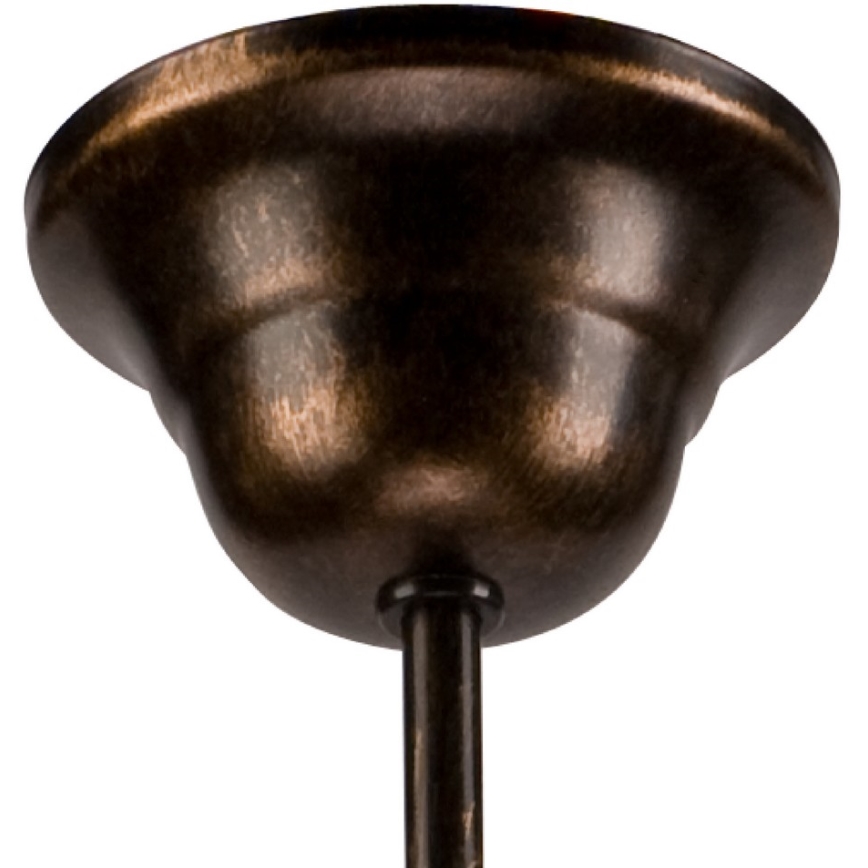 Luster na lancu RETRO II 5xE27/60W/230V crna patina