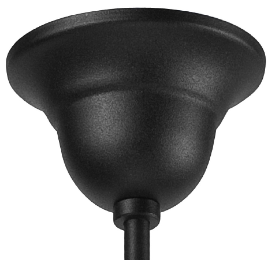 Luster na lancu RETRO II 5xE27/60W/230V mat crne boje