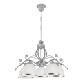 Luster na lancu RETRO II 5xE27/60W/230V srebrno