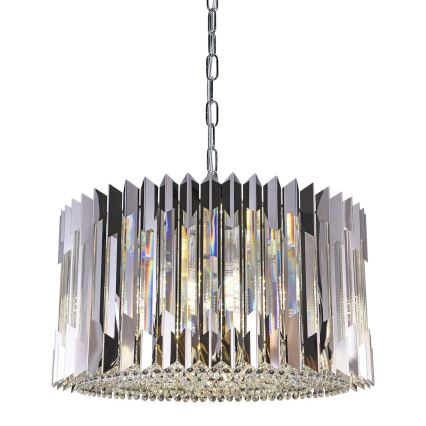 Luster na lancu RITZ 12xE14/40W/230V pr. 54 cm sjajni krom