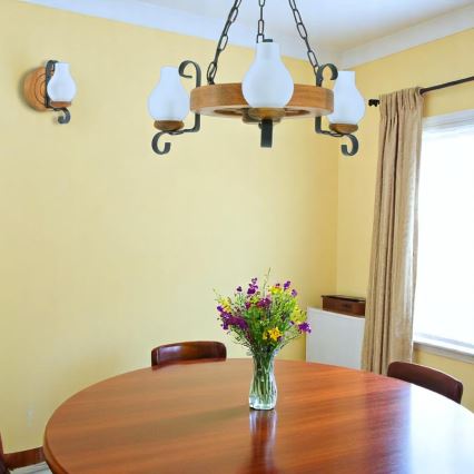 Luster na lancu ROATA 3xE14/40W/230V bukva