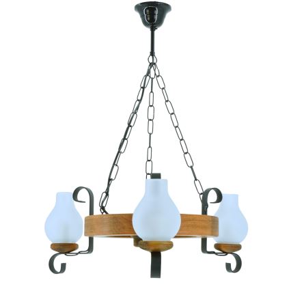 Luster na lancu ROATA 3xE14/40W/230V bukva