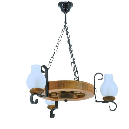 Luster na lancu ROATA 3xE14/40W/230V bukva
