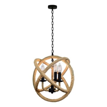 Luster na lancu ROPE GLOBO 3xE14/10W/230V