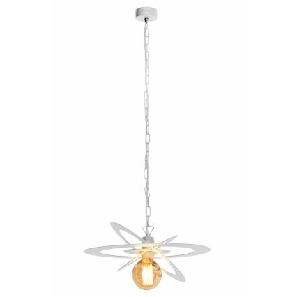 Luster na lancu STAR 1xE27/15W/230V bela