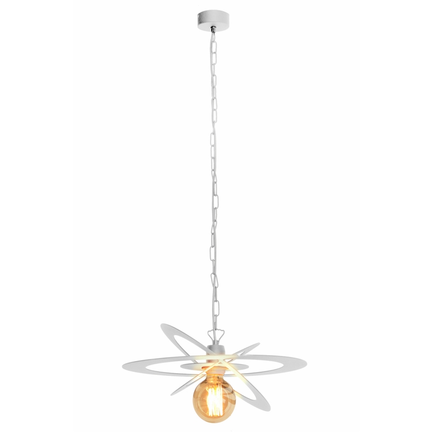 Luster na lancu STAR 1xE27/15W/230V bela