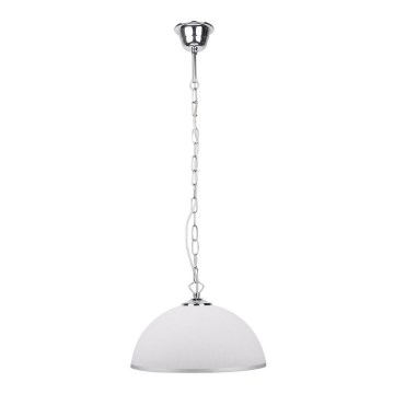 Luster na lancu SUGAR 1xE27/60W/230V bela