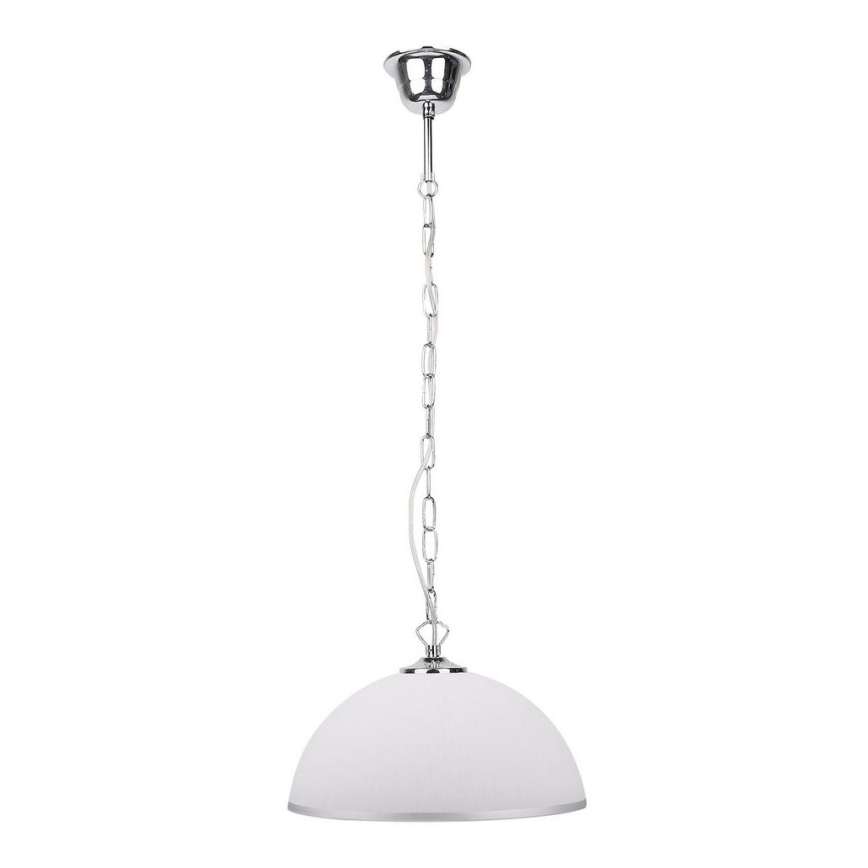 Luster na lancu SUGAR 1xE27/60W/230V bela