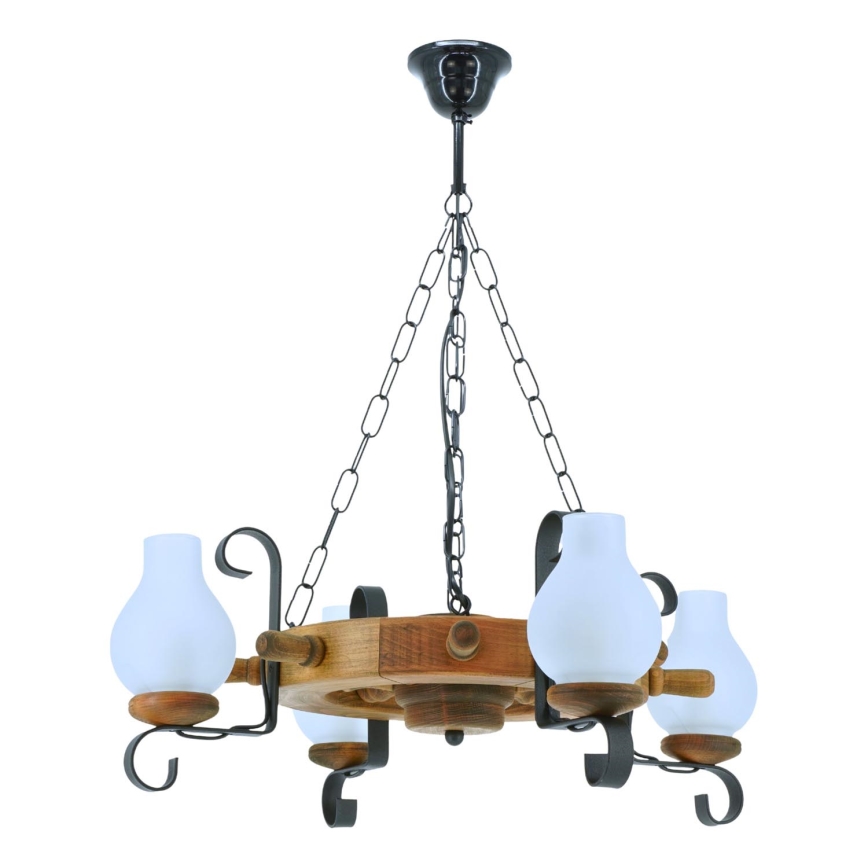 Luster na lancu TIMONA 4xE14/40W/230V bukva