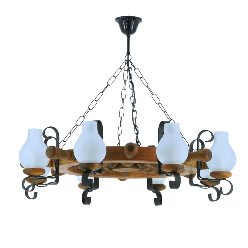 Luster na lancu TIMONA 8xE14/40W/230V bukva