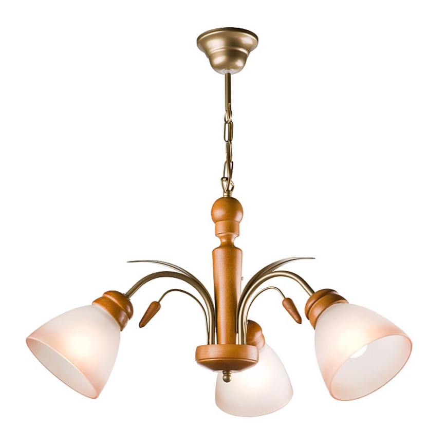 Luster na lancu TULIPAN 3xE27/60W/230V bukva