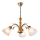 Luster na lancu TULIPAN 3xE27/60W/230V bukva