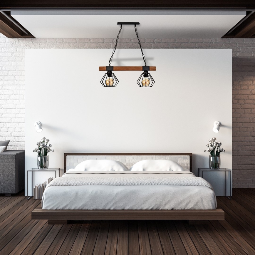 Luster na lancu ULF 2xE27/60W/230V