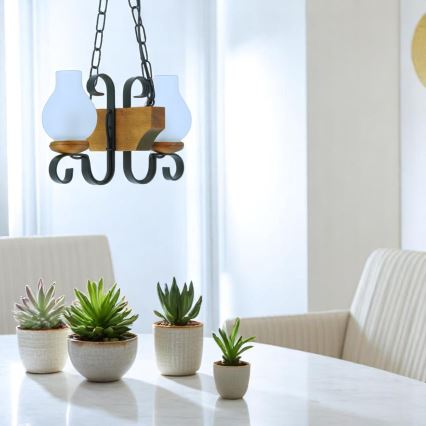 Luster na lancu VELA 2xE14/40W/230V bukva