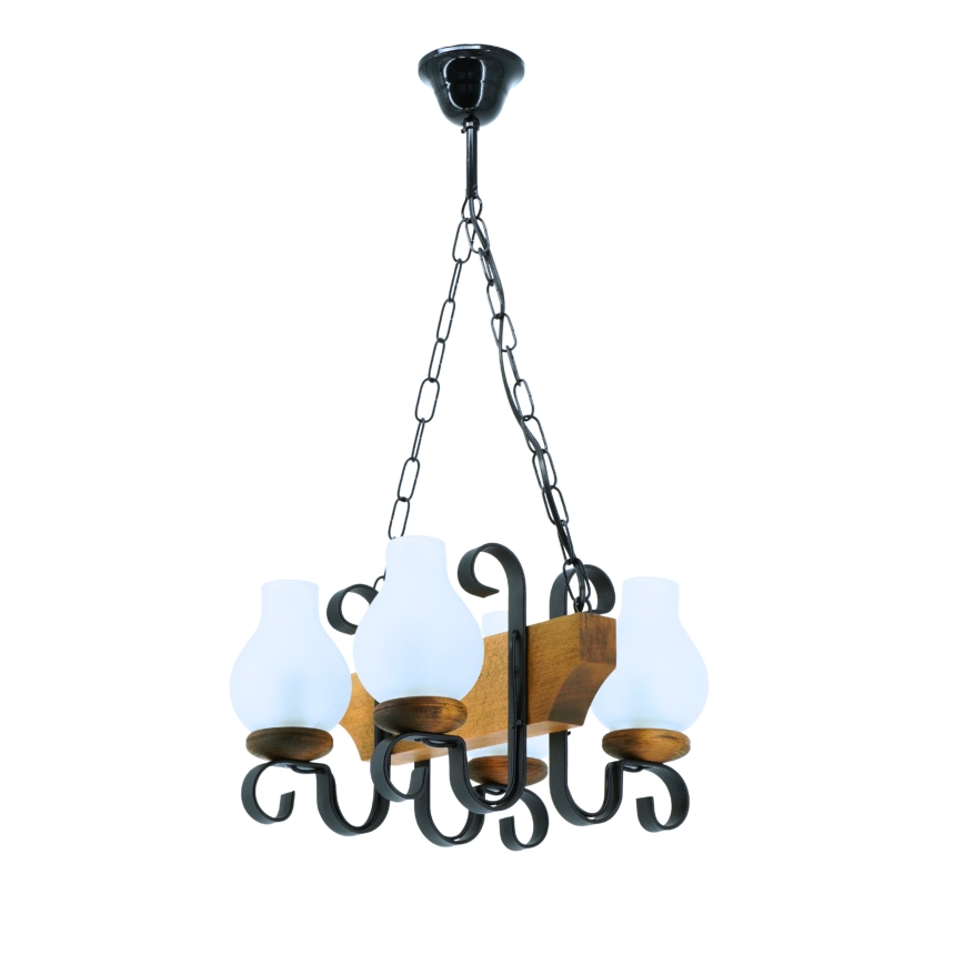 Luster na lancu VELA 4xE14/40W/230V bukva