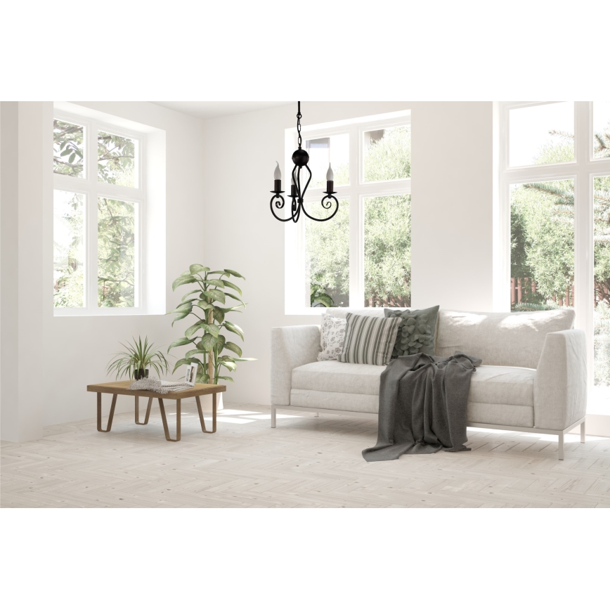 Luster na lancu VINCENT 3xE14/40W/230V