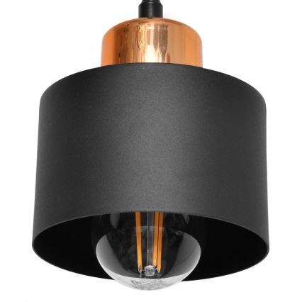 Luster na lanku EDISON 3xE27/15W/230V