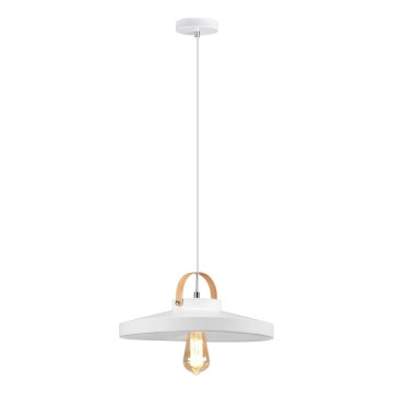 Luster na lanku NEXT 1xE27/60W/230V bela
