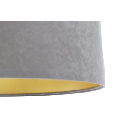 Luster na lanku SWING 1xE27/60W/230V siva/bela/zlatna