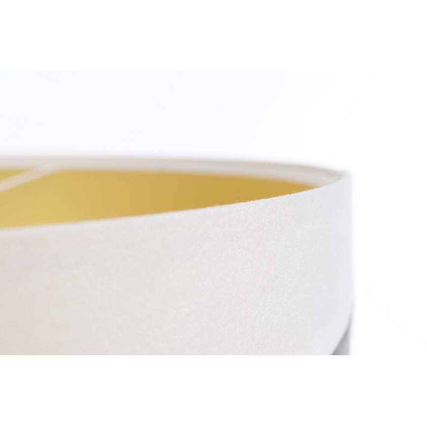 Luster na lanku SWING 1xE27/60W/230V siva/bela/zlatna