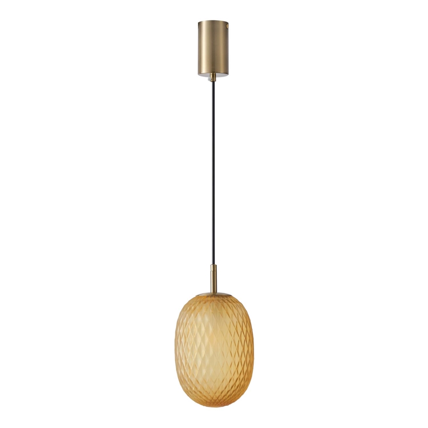 Luster na sajli 1xE14/25W/230V braon pr. 15 cm