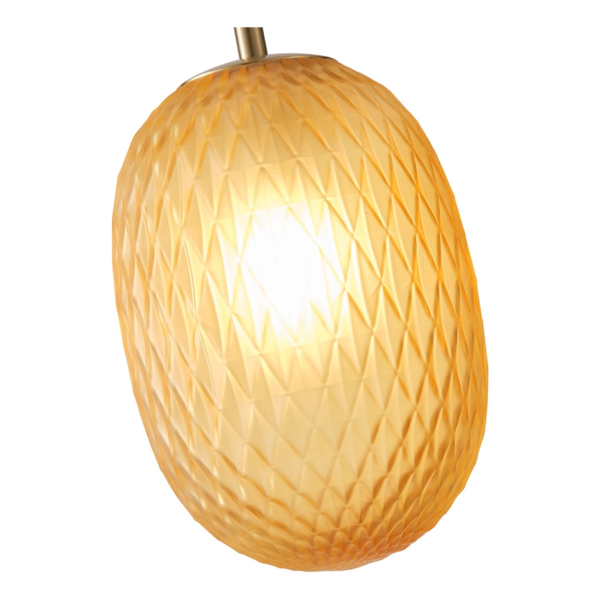 Luster na sajli 1xE14/25W/230V braon pr. 15 cm