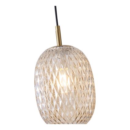 Luster na sajli 1xE14/25W/230V prozirna pr. 15 cm