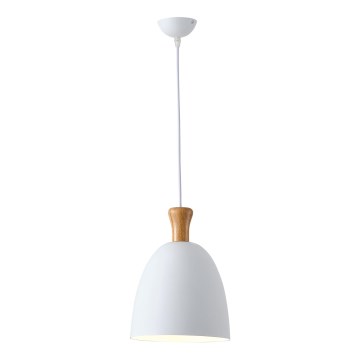 Luster na sajli 1xE27/15W/230V bela