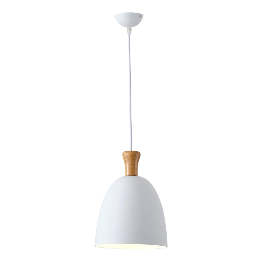 Luster na sajli 1xE27/15W/230V bela