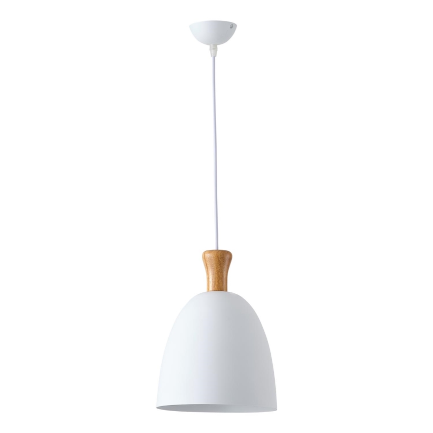 Luster na sajli 1xE27/15W/230V bela