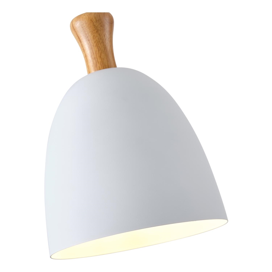 Luster na sajli 1xE27/15W/230V bela