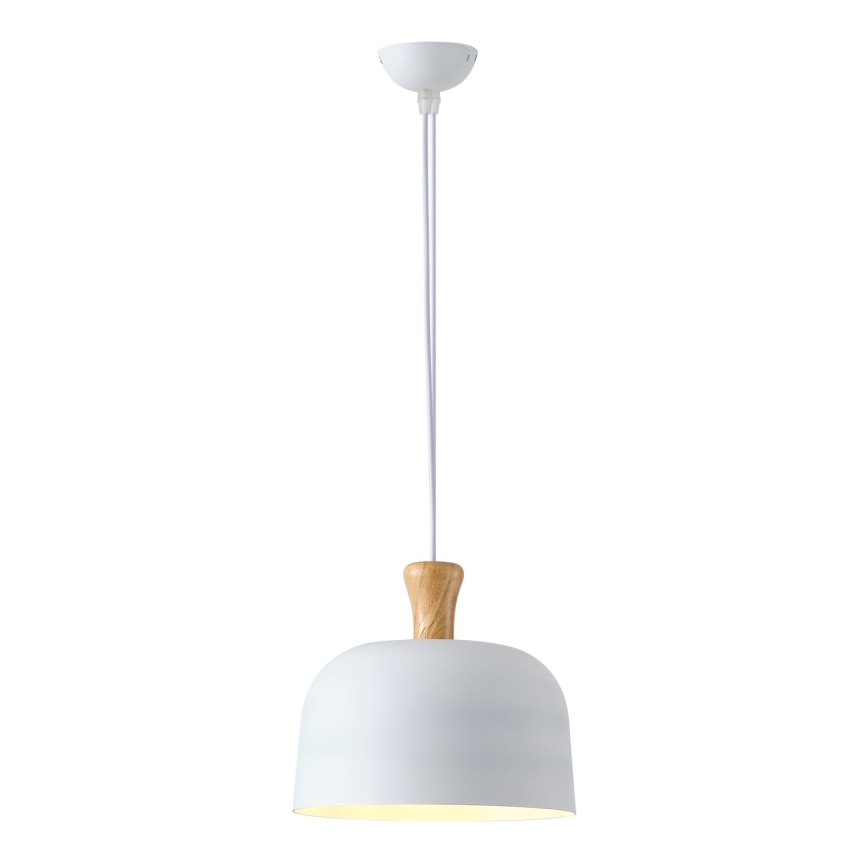 Luster na sajli 1xE27/15W/230V bela
