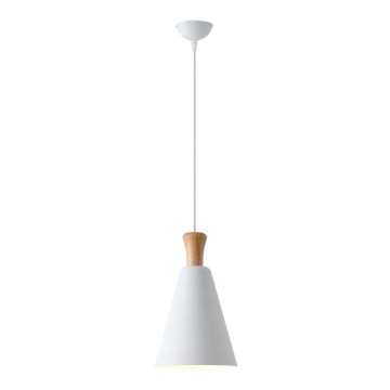 Luster na sajli 1xE27/15W/230V bela