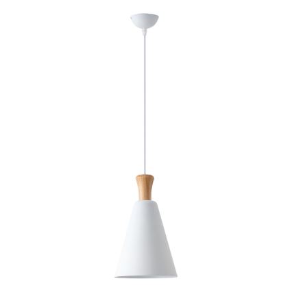 Luster na sajli 1xE27/15W/230V bela