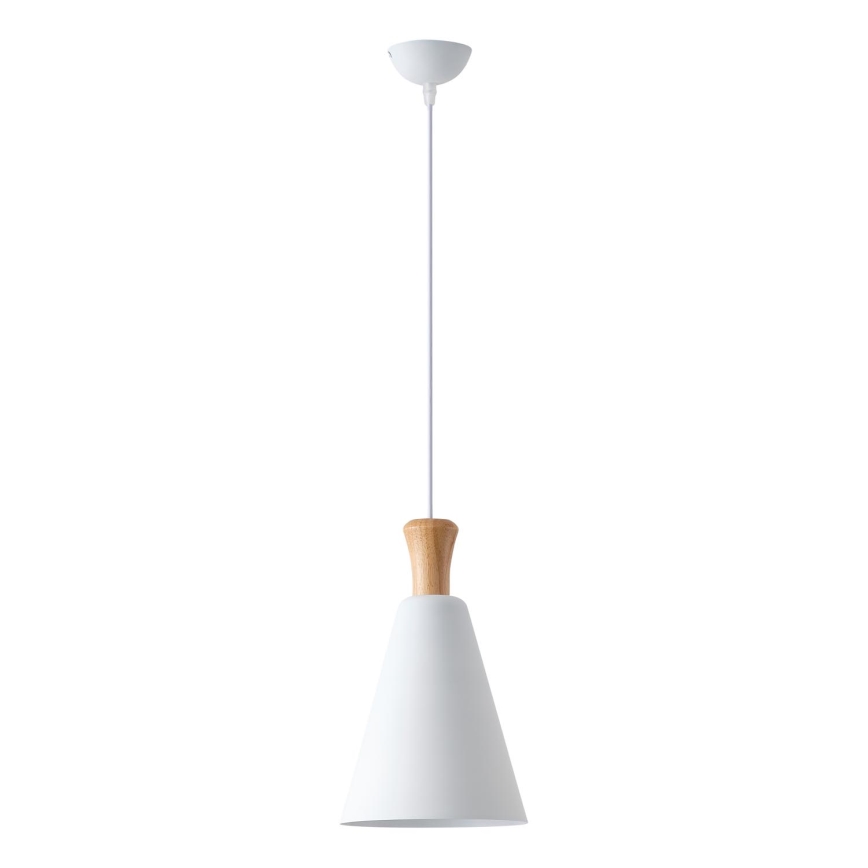 Luster na sajli 1xE27/15W/230V bela
