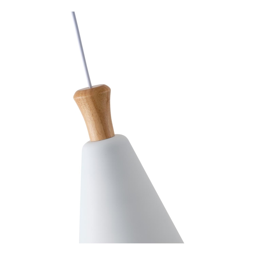 Luster na sajli 1xE27/15W/230V bela
